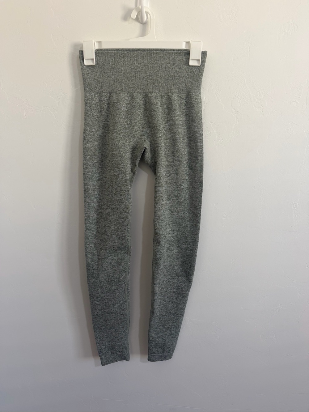 Paragon Green Gray Seamless High Waisted Leggings Size Medium